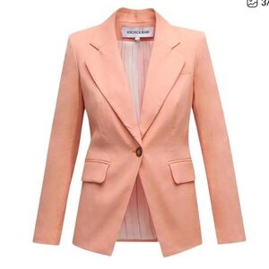 NEW VERONICA BEARD hayward dickey jacket in coral size 12